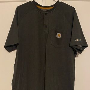 Cahartt G-force short sleeve Henley. Minimal wear. Mens XL.